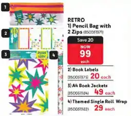 Makro RETRO Pencil Bag with 2 Zips offer