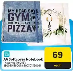 Makro Pen Gear A4 Softcover Notebook offer