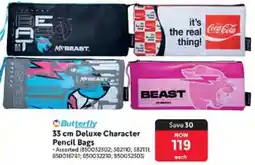 Makro Butterfly Deluxe Character Pencil Bags offer