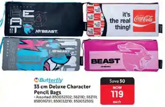 Makro Butterfly Deluxe Character Pencil Bags offer