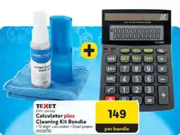Makro Texet Pro-series Calculator plus Cleaning Kit Bundle offer