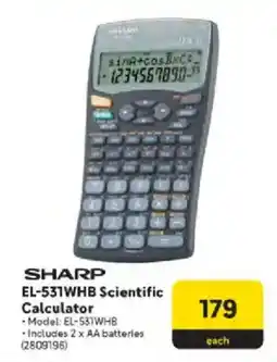 Makro SHARP EL-531WHB Scientific Calculator offer