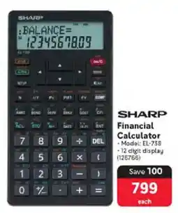 Makro SHARP Financial Calculator offer