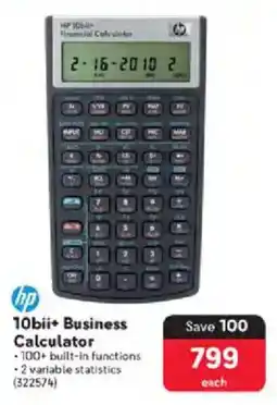 Makro HP 10bii+ Business Calculator offer