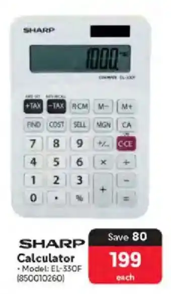 Makro SHARP Calculator offer