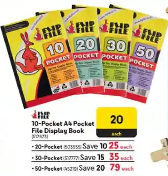 Makro Flip File A4 Pocket File Display Book offer