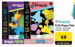 Makro Butterfly A4 Paper Pad offer