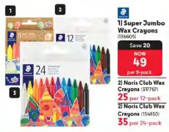 Makro Staedtler Super Jumbo Wax Crayons offer