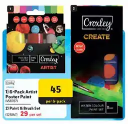 Makro Croxley Artist Poster Paint offer