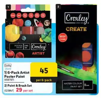 Makro Croxley Artist Poster Paint offer