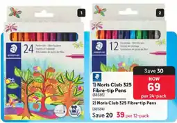 Makro Staedtler Noris Club 325 Fibre-tip Pens offer