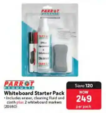 Makro Parrot Whiteboard Starter Pack offer