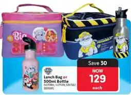 Makro Paw Patrol Lunch Bag or Bottle offer