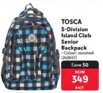Makro TOSCA 3-Division Island Club Senior Backpack offer