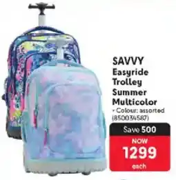 Makro SAVVY Easyride Trolley Summer Multicolor offer