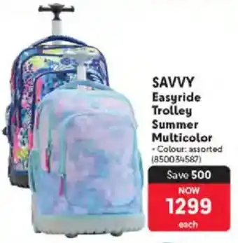 Makro SAVVY Easyride Trolley Summer Multicolor offer