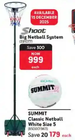 Makro Shoot Big Netball System offer