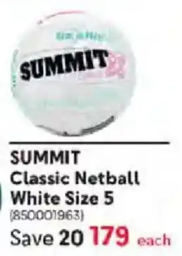Makro Summit Classic Netball White offer