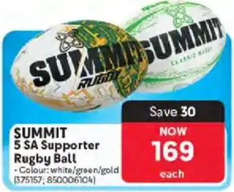 Makro Summit 5 SA Supporter Rugby Ball offer
