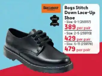 Makro Buccaneer Boys Stitch Down Lace-Up Shoe offer