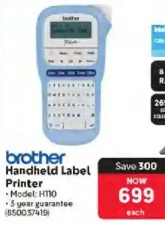 Makro Brother Handheld Label Printer offer