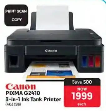 Makro Canon PIXMA G2410 3-in-1 Ink Tank Printer offer
