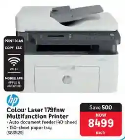 Makro HP Colour Laser 179fnw Multifunction Printer offer