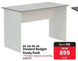 Makro KOGA Student Budget Study Desk offer