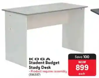 Makro KOGA Student Budget Study Desk offer