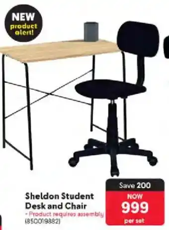 Makro Sheldon Student Desk and Chair offer