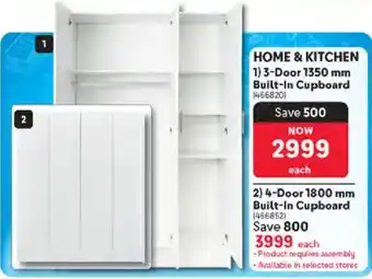 Makro HOME & KITCHEN 3-Door Built-In Cupboard offer