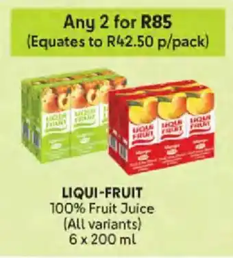 Makro LIQUI-FRUIT 100% Fruit Juice offer