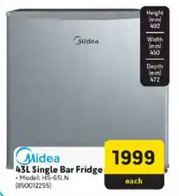 Makro Midea Single Bar Fridge offer