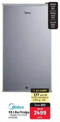 Makro Midea Bar Fridge offer