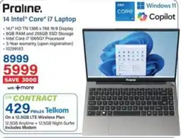 Incredible Connection Proline 14 Intel Core i7 Laptop offer