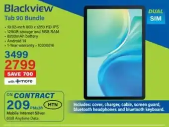 Incredible Connection Blackview Tab 90 Bundle offer