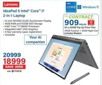 Incredible Connection Lenovo IdeaPad 5 Intel Core i7 2-in-1 Laptop offer