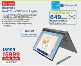 Incredible Connection Lenovo IdeaPad 5 Intel Core i5 2-in-1 Laptop offer