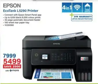 Incredible Connection EPSON EcoTank L5290 Printer offer