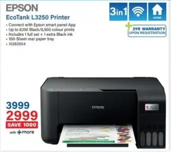 Incredible Connection EPSON EcoTank L3250 Printer offer