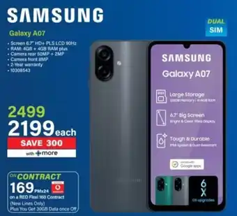 Incredible Connection SAMSUNG Galaxy A07 offer