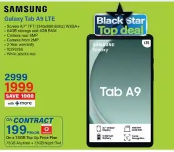 Incredible Connection SAMSUNG Galaxy Tab A9 LTE offer