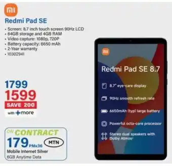Incredible Connection Redmi Pad SE offer