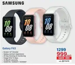 Incredible Connection SAMSUNG Galaxy Fit3 offer