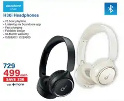 Incredible Connection Soundcore H30i Headphones offer