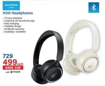 Incredible Connection Soundcore H30i Headphones offer