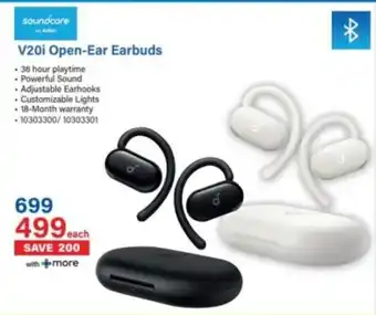 Incredible Connection Soundcore V20i Open-Ear Earbuds offer