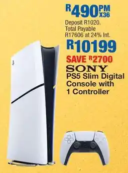 OK Furniture SONY PS5 Slim Digital Console with 1 Controller offer