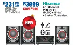OK Furniture Hisense 2.1-Channel Mini Hi-Fi offer
