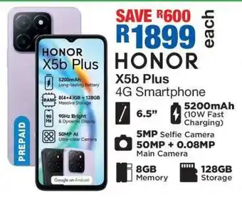 OK Furniture HONOR X5b Plus 4G Smartphone offer